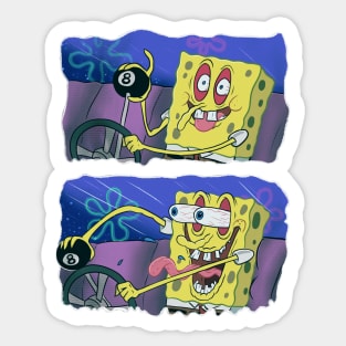Spongefink ratpants Sticker